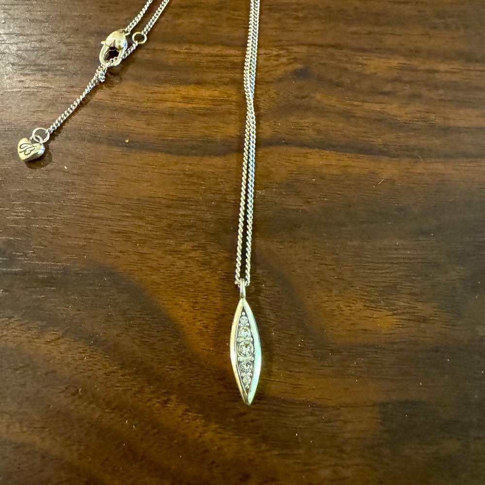 Brighton Meridian Silve Crystal Pendant Necklace